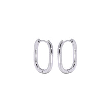 Load image into Gallery viewer, Genuine Hoop Earrings in Silver
