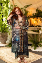 Load image into Gallery viewer, Theatre of Dreams Long Duster Bamboo Kimono Robe with Deer
