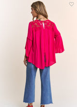 Load image into Gallery viewer, Fuchsia Bohemian Top
