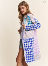 Load image into Gallery viewer, Checker Blossom Cardigan Jacket
