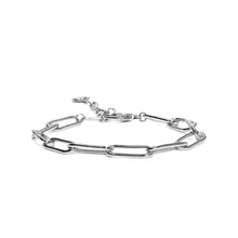 Load image into Gallery viewer, Connection Paperclip Chain Bracelet Silver
