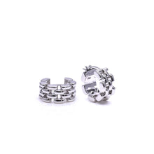 Load image into Gallery viewer, Wild Hoop Earrings in Silver
