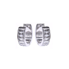 Load image into Gallery viewer, Toscana Hoops in Silver
