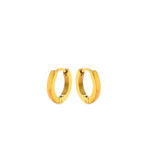 Load image into Gallery viewer, Classic Gold Huggie Hoop Earrings
