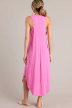 Load image into Gallery viewer, Heartbreaker Pink Slub Dress
