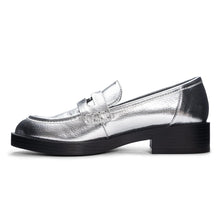 Load image into Gallery viewer, Metallic Silver Porter Loafer
