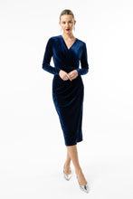 Load image into Gallery viewer, Midnight Velvet Dress
