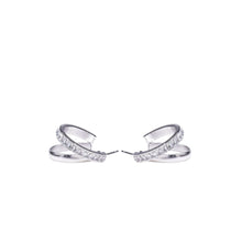 Load image into Gallery viewer, Papillon Hoops in Silver
