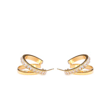 Load image into Gallery viewer, Papillon Hoops in Gold
