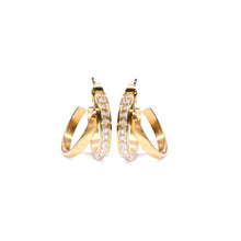 Load image into Gallery viewer, Papillon Hoops in Gold
