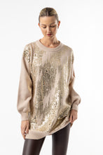 Load image into Gallery viewer, Champagne Dreams Longer Sweater
