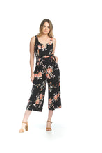 Load image into Gallery viewer, Floral Stretch Jumpsuit Coral
