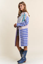 Load image into Gallery viewer, Checker Blossom Cardigan Jacket
