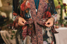 Load image into Gallery viewer, Flight of Fancy Opera Duster Bamboo Kimono Robe Hummingbird
