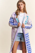 Load image into Gallery viewer, Checker Blossom Cardigan Jacket
