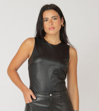 Load image into Gallery viewer, Vegan Leather Bodysuit
