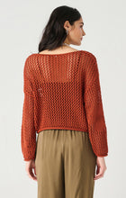 Load image into Gallery viewer, Flower Me Crochet Top Burnt Orange
