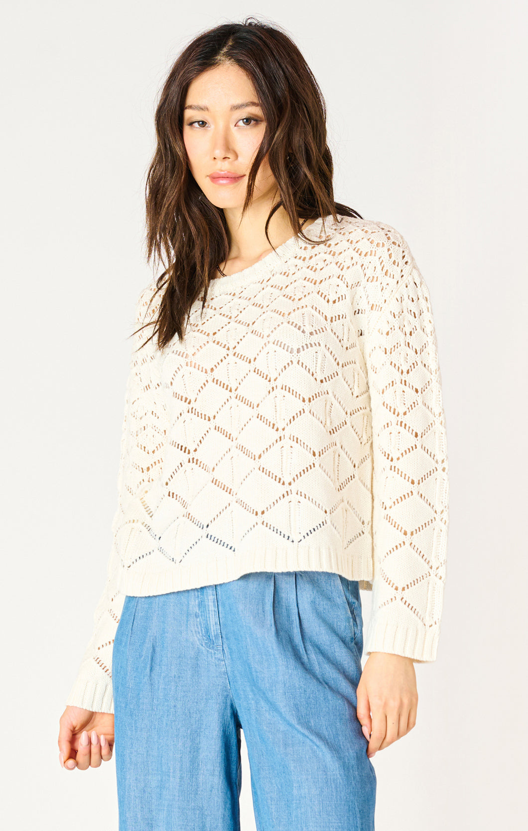 Carmela Crochet Top